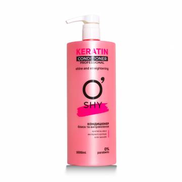 Кондиционер для волос Oshy Keratin Conditioner Professional Блеск и выпрямление, 1 л Кондиционер для волос Oshy Keratin Conditioner Professional Блеск и выпрямление, 1 л
