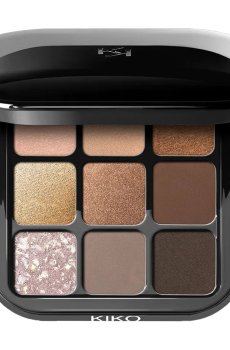 Палетка теней для век Kiko Milano Glamour Multi Finish Eyeshadow Palette 01 Earth Tones, 2.5 г
