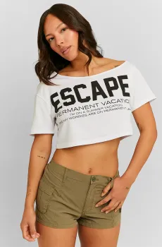 Женский белый топ Белый S Tally Weijl STSCOBERIE