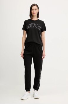 Хлопковая футболка Dkny