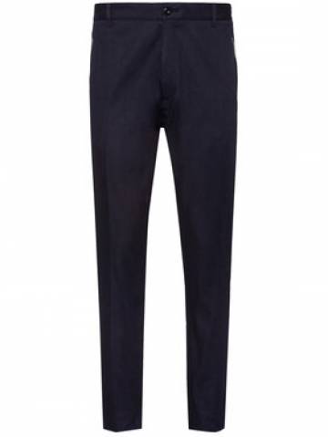 Hugo Штани з тканини Faloo203 50429528 синій Slim Fit Hugo Штани з тканини Faloo203 50429528 синій Slim Fit