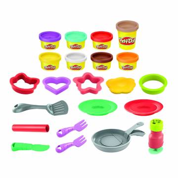Набір для ліплення Play-Doh Kitchen creations Оладки (F1279) Набір для ліплення Play-Doh Kitchen creations Оладки (F1279)
