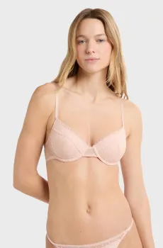 Женский розовый бюстгальтер с тонкой чашкой PLUME Розовый 75B Etam 6557622