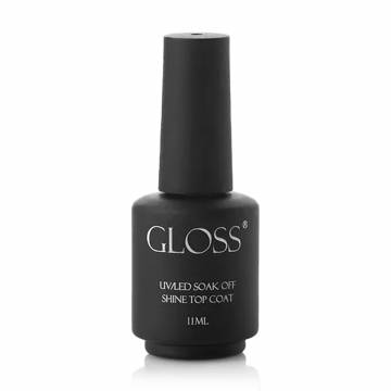 Светоотражающий топ для гель-лака Gloss Shine Light Top Coat без липкого слоя, 11 мл Светоотражающий топ для гель-лака Gloss Shine Light Top Coat без липкого слоя, 11 мл