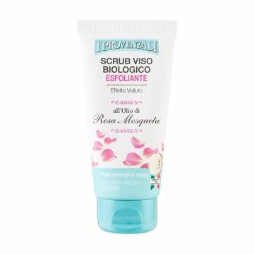 Скраб для лица I Provenzali Rosa Mosqueta для нормальной и комбинированной кожи, с маслом розы москета, 75 мл Скраб для лица I Provenzali Rosa Mosqueta для нормальной и комбинированной кожи, с маслом розы москета, 75 мл