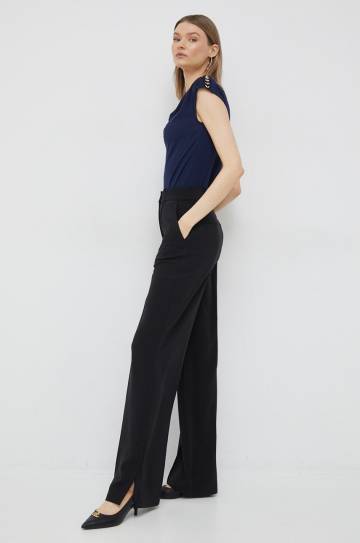 Блузка Lauren Ralph Lauren женская цвет синий однотонная Блузка Lauren Ralph Lauren женская цвет синий однотонная
