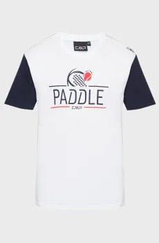 Мужская белая футболка Белый 46 CMP 30T9367-17XN