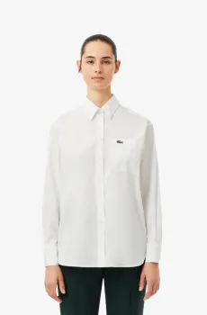 Женская белая рубашка Белый 40 Lacoste CF770670V
