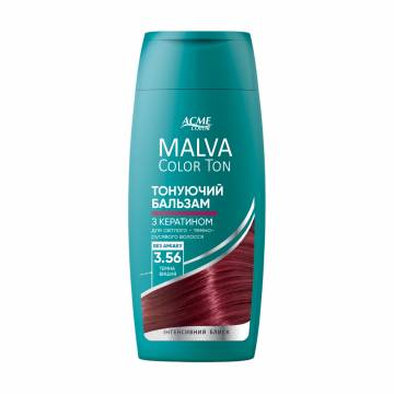 Тонирующий бальзам Acme Color Malva Color Ton для светлых-темно-русых волос, 3.56 Темная вишня, 180 мл Тонирующий бальзам Acme Color Malva Color Ton для светлых-темно-русых волос, 3.56 Темная вишня, 180 мл
