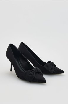 Reserved - Туфлі з метеликом - чорний - 400ID-99X
