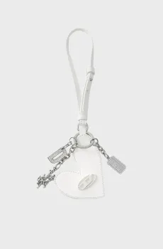 Женский белый брелок KEYRING&CHARM Белый ONESIZE Diesel X10418 P6255