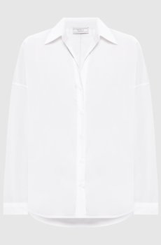 Белая рубашка с цепочкой мониль