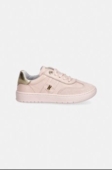 Детские кожаные кроссовки Elisabetta Franchi