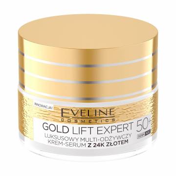 Мульти-питательный крем для лица Eveline Cosmetics Gold Lift Expert 50+, 50 мл Мульти-питательный крем для лица Eveline Cosmetics Gold Lift Expert 50+, 50 мл