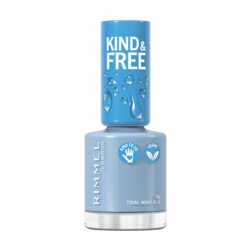 Лак для ногтей Rimmel Kind & Free 152 Tidal Wave Blue, 8 мл Лак для ногтей Rimmel Kind & Free 152 Tidal Wave Blue, 8 мл