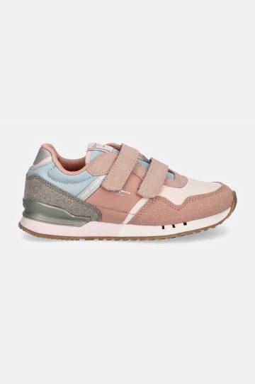 Кроссовки Pepe Jeans LONDON COLORS цвет розовый PGS40007 Кроссовки Pepe Jeans LONDON COLORS цвет розовый PGS40007