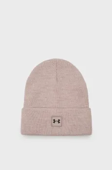 Мужская пудровая шапка UA Halftime Cuff Розовый ONESIZE Under Armour 1373155-015