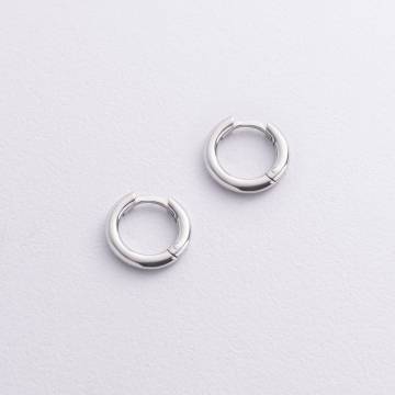 Серьги - кольца в серебре mini 7261 Серьги - кольца в серебре mini 7261