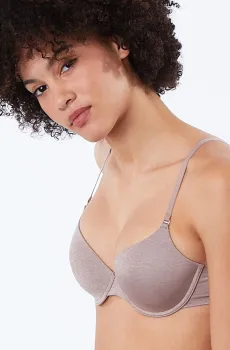 Женский бюстгальтер с тонкой чашкой PURE FIT Бежевый 70D Etam 6457794