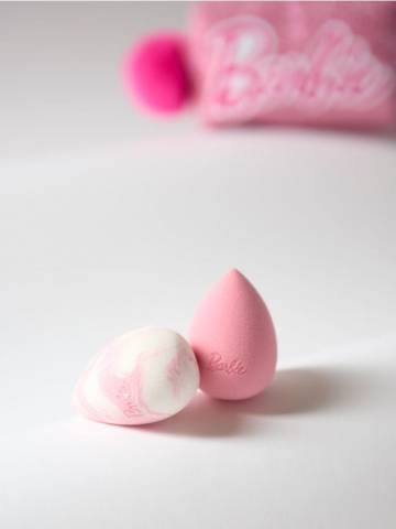 Спонжі для макіяжу, 2 шт. Barbie - пастельний рожевий Спонжі для макіяжу, 2 шт. Barbie - пастельний рожевий