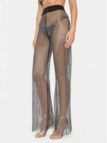 Guess Штани з тканини Net E4YB00 KCDW0 Чорний Regular Fit Guess Штани з тканини Net E4YB00 KCDW0 Чорний Regular Fit