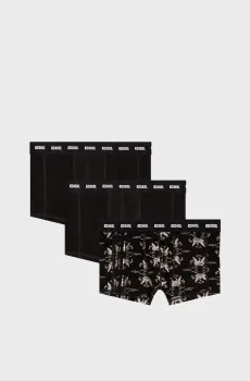 Мужские боксеры (3 шт) DAMIEN-UTLT-3PACK BOXERS Разноцветный XXL Diesel A17832 0GFBA