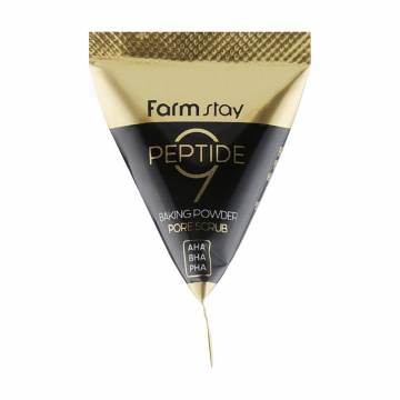 Уценка! Содовый скраб для лица FarmStay Peptide 9 Baking Powder Pore Scrub с пептидами, 25*7 г Уценка! Содовый скраб для лица FarmStay Peptide 9 Baking Powder Pore Scrub с пептидами, 25*7 г