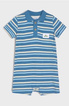 Літній комбінезон у смужку - різнобарвний