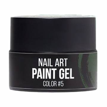 Гель-краска для ногтей NUB Paint Gel 05 Зеленая, 5 г Гель-краска для ногтей NUB Paint Gel 05 Зеленая, 5 г