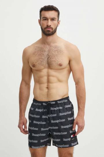 Купальные шорты Tommy Jeans цвет чёрный UM0UM03150 Купальные шорты Tommy Jeans цвет чёрный UM0UM03150