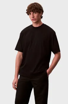 Мужская черная футболка PREMIUM Черный XXL Calvin Klein LV04LE208G