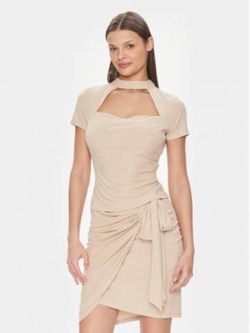 Guess Блузка Elisea W4GP13 KAQL2 Бежевий Regular Fit Guess Блузка Elisea W4GP13 KAQL2 Бежевий Regular Fit