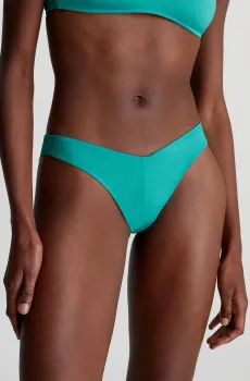 Женские бирюзовые трусики от купальника STRING SIDE TIE Бирюзовый S Calvin Klein KW0KW02350