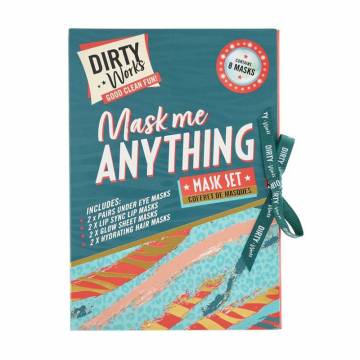 Подарочный набор для волос и лица Dirty Works Mask Me Anything, 8 предметов Подарочный набор для волос и лица Dirty Works Mask Me Anything, 8 предметов