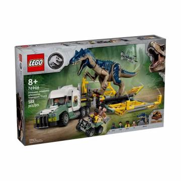 Конструктор LEGO Jurassic World Миссии динозавров: Грузовик для перевозки аллозавра, 588 деталей, с 8 лет (76966) Конструктор LEGO Jurassic World Миссии динозавров: Грузовик для перевозки аллозавра, 588 деталей, с 8 лет (76966)