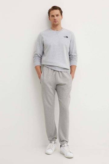 Хлопковые спортивные штаны adidas All SZN цвет серый меланж IY6558 Хлопковые спортивные штаны adidas All SZN цвет серый меланж IY6558