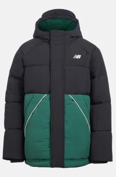Детская черная куртка Raglan Puffa Черный 8-9Y New Balance LAKB0044BK