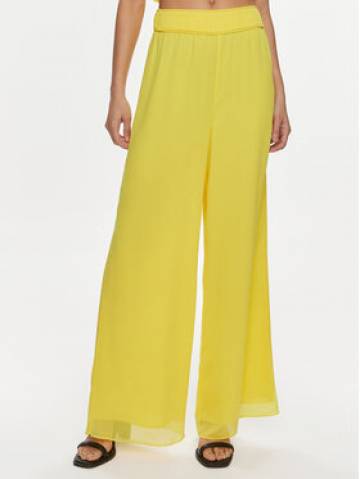 Patrizia Pepe Штани з тканини 2P1584/A061-Y447 Жовтий Wide Leg Patrizia Pepe Штани з тканини 2P1584/A061-Y447 Жовтий Wide Leg