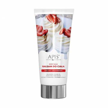 Уценка! Бальзам для тела Apis Natural Cosmetics Creamy Strawberry Body Balm, 200 мл