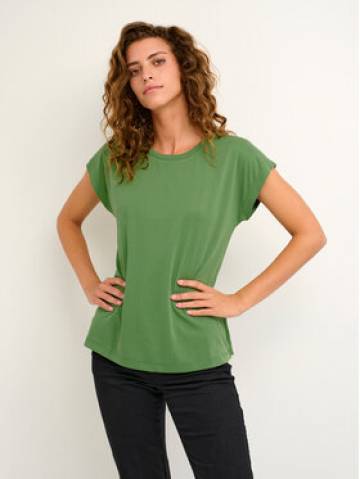 Kaffe Футболка Kalise Marie 10506680 Зелений Regular Fit Kaffe Футболка Kalise Marie 10506680 Зелений Regular Fit