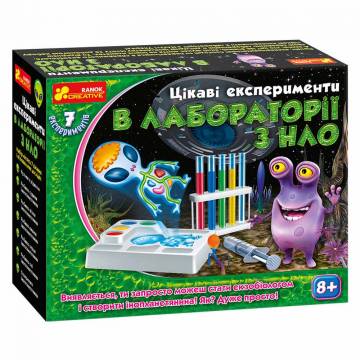 Набір для дослідів Ranok Creative В лабораторії з НЛО (12114097У) Набір для дослідів Ranok Creative В лабораторії з НЛО (12114097У)