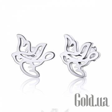 Серьги-гвоздики Silvex925