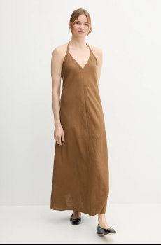 Льняное платье United Colors of Benetton
