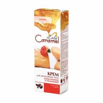 Крем для депиляции тела Caramel Lady Зоны бикини и подмышек, 100 мл Крем для депиляции тела Caramel Lady Зоны бикини и подмышек, 100 мл