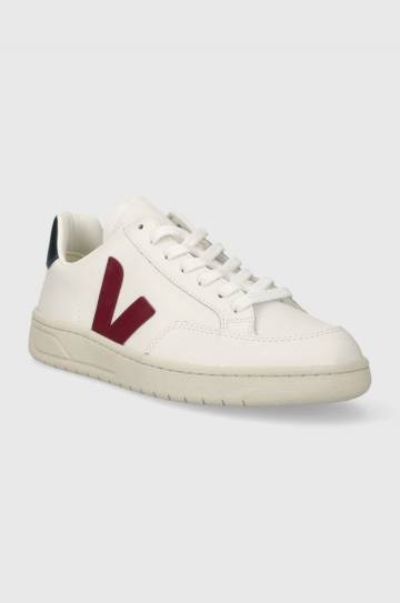 Кожаные кроссовки Veja V-12 V-12 цвет белый XD0201955B Кожаные кроссовки Veja V-12 V-12 цвет белый XD0201955B