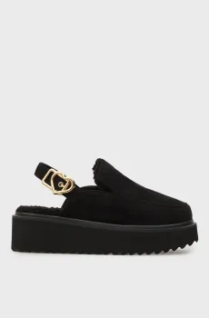 Женские черные клоги Черный 38 Moschino JA10416L0N.JAW;000