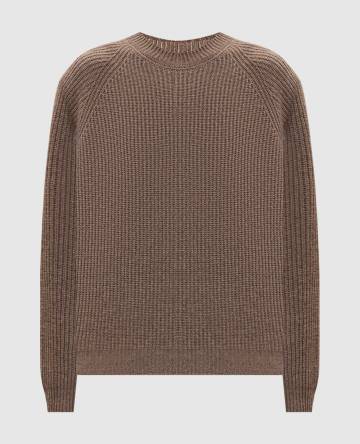 Коричневый свитер LYLLA из кашемира и шерсти