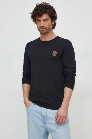 Лонгслив Versace 2 шт мужской цвет белый однотонный Лонгслив Versace 2 шт мужской цвет белый однотонный