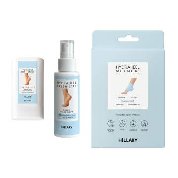 Набір проти тріщин, сухості та запаху стоп Hillary HydraHeel Repair & Odor Control Set Набір проти тріщин, сухості та запаху стоп Hillary HydraHeel Repair & Odor Control Set
