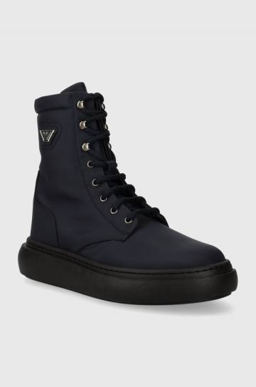 Детские зимние сапоги Emporio Armani цвет синий Детские зимние сапоги Emporio Armani цвет синий